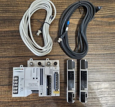 KEYENCE SL-V Series Safety Light Curtain SL-R11 SL-C08H-T/R Complete Kit |... - Image 1 of 4