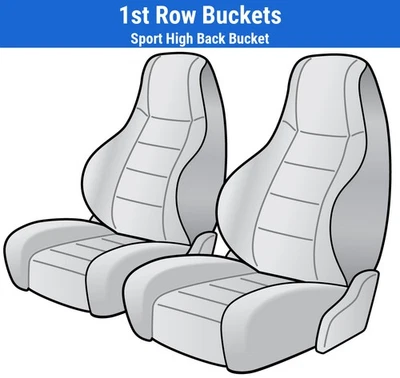 Fundas de asiento de felpa para Isuzu Hombre 1998-2000 Foto 1 de 4