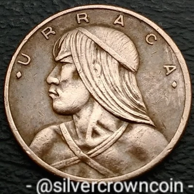 Панама 🇵🇦 Un 1 Centesimo 1980. KM#22. Бронзовая монета в один цент. Uracca. - Изображение 1 из 4