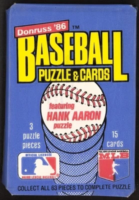 1986 Donruss Baseball Sealed Wax Pack - Jose Canseco RC?, Fred McGriff RC? - Image 1 of 2