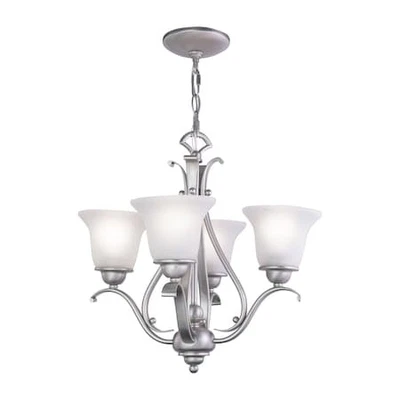 VAXCEL CH35404BN Monrovia 4L Chandelier Nickel - Image 1 of 4