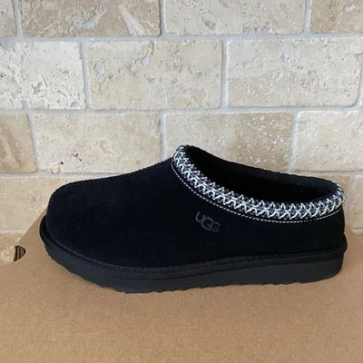 ZAPATILLAS UGG TASMAN II TRENZA GAMUZA NEGRA PIEL DE OVEJA NIÑO JOVEN 6 = MUJER 8 Foto 1 de 4