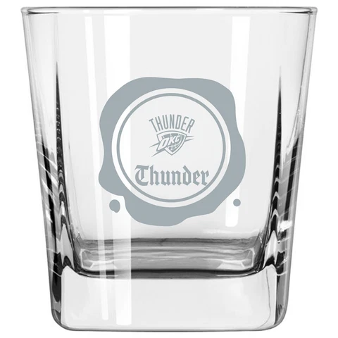 Oklahoma City Thunder 14oz. Frost Stamp Old Fashioned Glass Cover