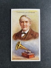 1924 Bucktrout & Co. Ltd. THOMAS EDISON card # 8