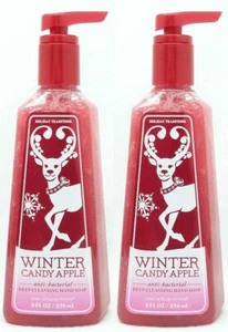 2 Bath & Body Works WINTER CANDY APPLE antibakterielle Tiefenreinigende Handseife - Bild 1 von 1