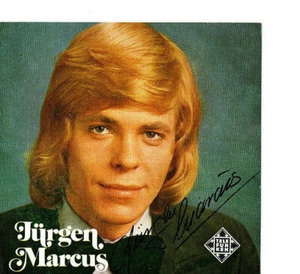 Jürgen Marcus...Autógrafo original...197? - Imagen 1 de 2