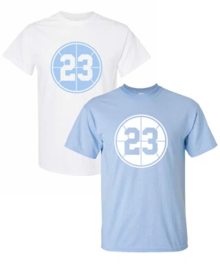 MICHAEL JORDAN Retired Number T-Shirt Assorted Colors S M L XL NC TAR HEELS - Image 1 of 4