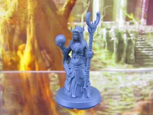 Mago Evocatore Femmina Cultista Zelota Mini Miniature Modello in Resina Stampato in 3D - Foto 1 di 5