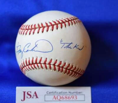 Gary Carter The Kid JSA Coa Autograph National League ONL Signed Baseball - Image 1 of 2