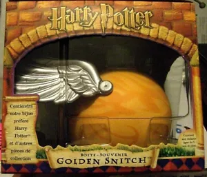 2001 Tri-Star Harry Potter Quidditch Golden Snitch Ball Keepsake Box new In Box - Picture 1 of 5