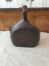 WWII French Military Water Bottle With Cork Bung in Great Used but Usable Nick