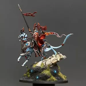 Lyrior Uthralle Warden of Ymetrica Warhammer AOS Painted Lumineth Realm-lords - Picture 1 of 5
