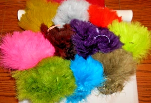 BULK Strung Marabou (Blood Quill) for Fly Tying - 1oz+ - 3"+ Feather Length - Picture 1 of 76