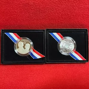 2013 P&S US Mint 5-Star Generals Commemorative Proof&UNC Clad HalfDollar OGP/COA - Picture 1 of 11