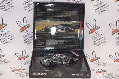 DIE CAST " BENTLEY EXP SPEED 8 - 2002 " MINICHAMPS 1/43 (436 021308) - Immagine 1 di 2