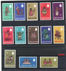 Gilbert & Ellice QE2 1965 s/set a 5s. SG 89-101 NHM - Imagen 1 de 2