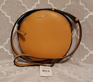 Nine West Round About Mini Circle Cross-body Purse in Butter Color - NEW