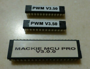 Mackie Control Universal Pro emagic logic XT MCU chips V2.1.2 V3.0.0 & PWM V3.50