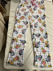 New W/Tags Disney Winnie The Pooh & Eeyore 💗Allover Print Sleep Pants Sz. XL - Picture 1 of 12