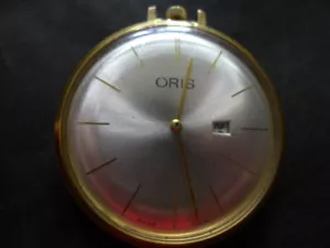 Oris Ladies Pocket Watch. 45mm, Gold Plated Fully Working Hand Wind - Picture 1 of 8