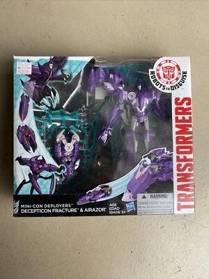 Transformers Robots in Disguise Mini-Con Deployers Decepticon Fracture & Airazor - Image 1 of 4