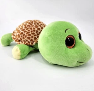 TY Beanie Boos Boo SANDY THE Sea Turtle Solid Big Eyes 20" Green Animal Plush - Picture 1 of 3