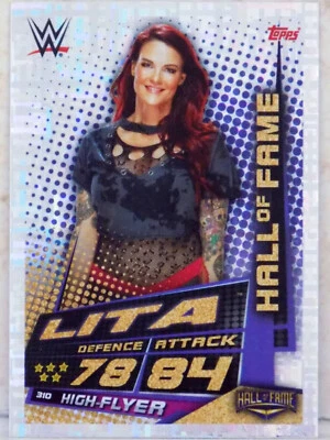WWE LITA HOF FOIL TOPPS SLAM ATTAX UNIVERSE WRESTLING CARD DIVA AEW WWF 2019 - Image 1 of 2