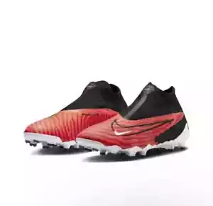 Size 6.5 Nike Phantom GX PRO FG Soccer Cleats Shoes Red DD9465-600 Mens - Picture 1 of 6