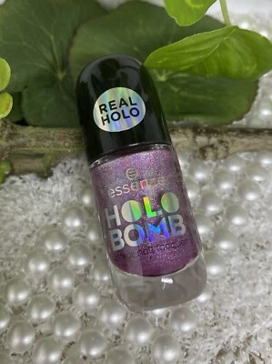 essence Holo Bomb Effekt Nagellack 02 Holo Moly pink violet 8ml *neu* - Bild 1 von 3