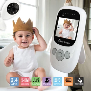 2.4"Digital Video Baby Monitor Wireless 2 way Talk Safety Night Vision Viewer UK - Picture 1 of 9