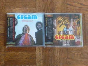 Cream: "Anthology Vol 1 + Vol 2" Japan 2 CD w/Obi EGRO-0003 & 005[jack bruce QN - Picture 1 of 6