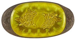 Treasure Craft Yellow Large Tray Platter Server California USA 17” - Picture 1 of 6