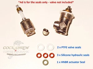 Steam valve service kit to suit Breville Dual Boiler BES900 BES920 BES980 - Picture 1 of 2