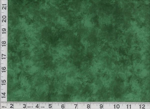 Dark Green on Green Cloudy Blender Quilting Sewing Fabric by the Yard #2241 - Picture 1 of 1