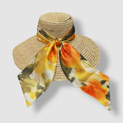 Sombrero para mujer Eugenia Kim beige Mirabel paja ala ancha talla única Foto 1 de 3