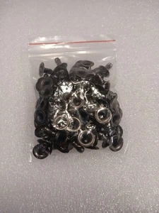 100 10mm Nail Rivets Black New - Picture 1 of 2