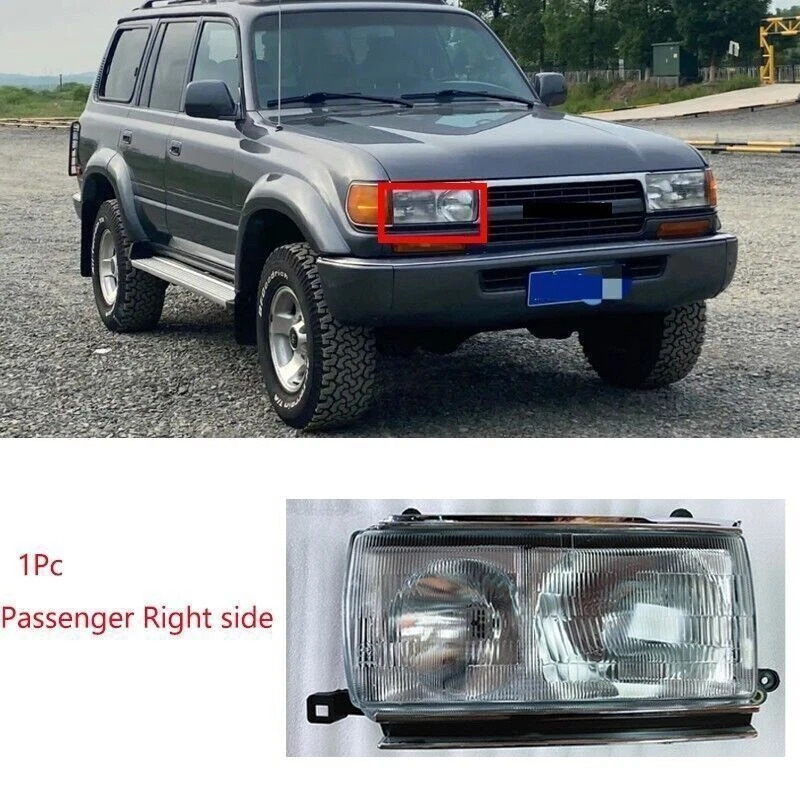 Headlight Right For TOYOTA Land Cruiser 80 1991-1997 8111060695 (FR) — 第 1/4 张图片