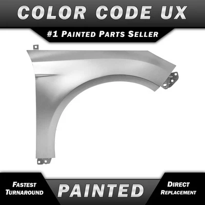 NEW Painted To Match *UX Silver* Front Right RH Fender for 2012-2018 Ford Focus Foto 1 de 4