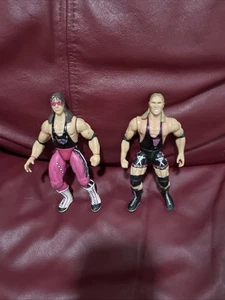 1996 Jakks Pacific Bret The Hit Man Hart & Owen Hart 6" Actionfiguren - Bild 1 von 2