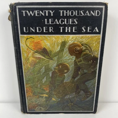 Twenty Thousand Leagues Under the Sea by Jules Verne 1933 illus. Milo Winter - Image 1 of 4