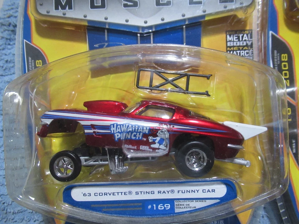 Jada Bigtime Muscle Chevy Corvette Hawaiian Punch 2008 Wave 16 auto nuevo 1:64 Foto 1 de 1