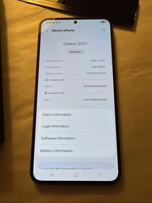 Smartphone Samsung Galaxy S23+ PLUS 5G 256GB DESBLOQUEADO DE FÁBRICA 6.6" Foto 1 de 4