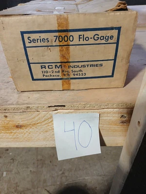 New RCM Industries 1"-71-R-40-DF, 7000 Series Flo-Gage 180PSIG, 200F, Flow Meter - Image 1 of 3