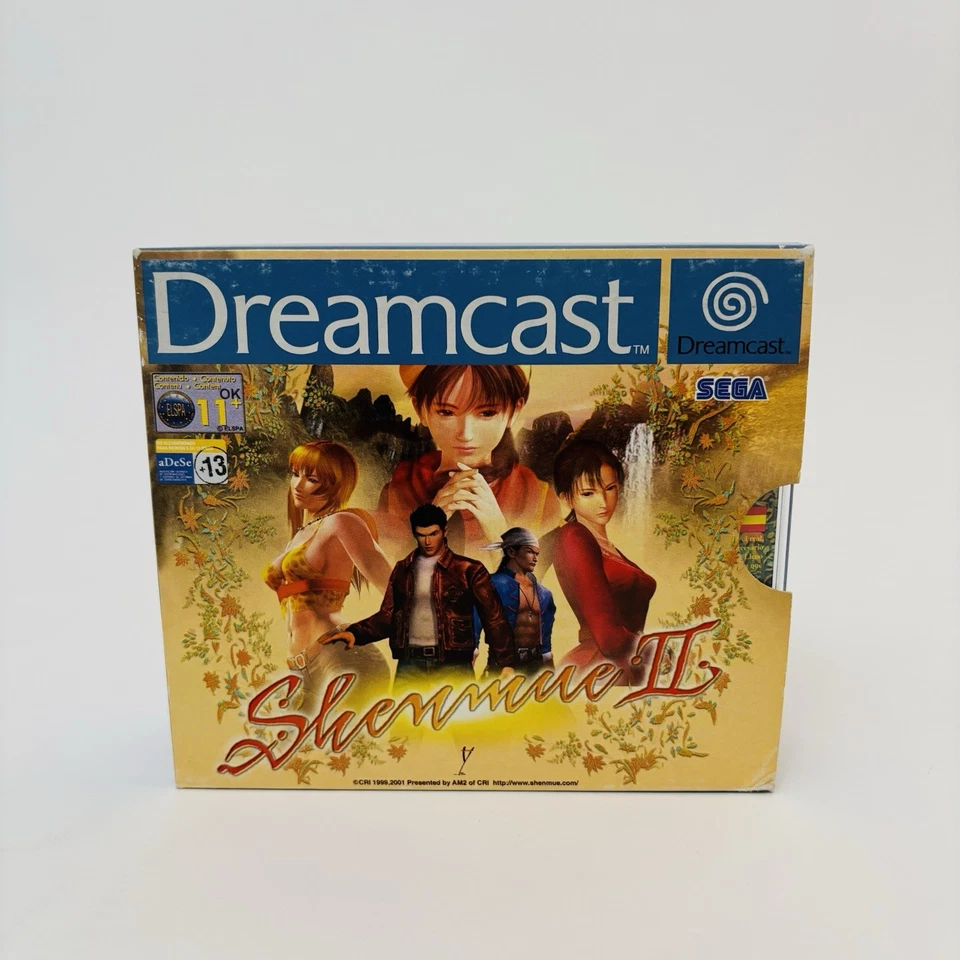 Videojuego vintage Sega Dreamcast Shenmue II con 4 discos y manual 2001 completo Foto 1 de 4