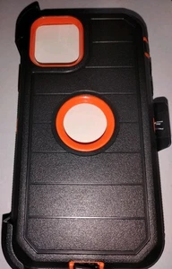 Coque téléphone robuste résistante neuve pour iPhone 11 Pro noir et orange - Photo 1 sur 4