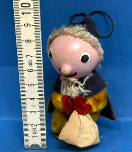 Sandmann Sandmännchen DDR 1960er J. Biegepuppe Ostalgie Spielzeug SELTEN 9cm - Bild 1 von 7