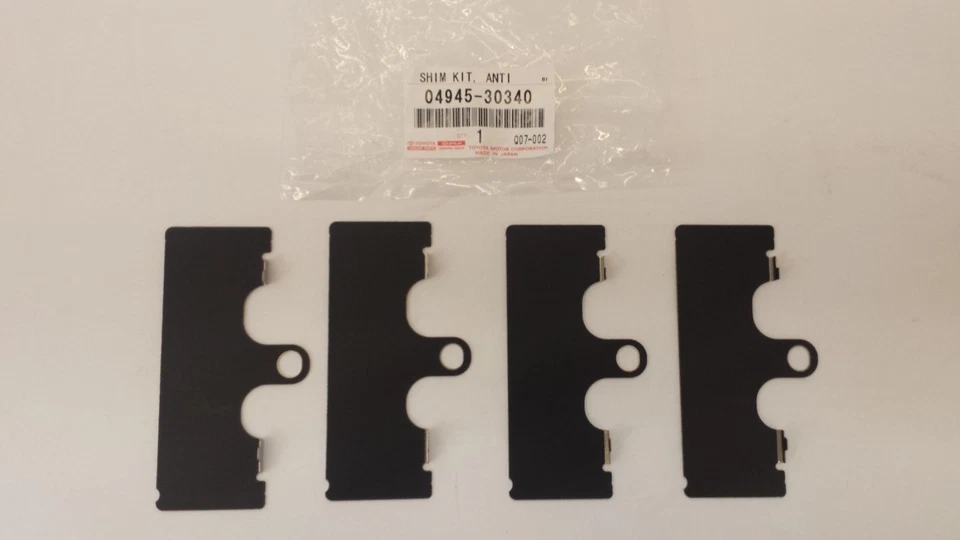 LEXUS OEM FACTORY F-SPORT FRONT BRAKE PAD SHIM KIT 2013-2018 GS350 2WD - Image 1 of 1