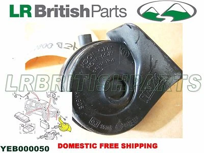 GENUINO LAND ROVER HORN HIGH NOTE FREELANDER YEB000050 USADO Foto 1 de 4