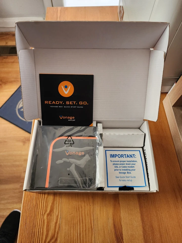 Vonage Model VDV22-VD Internet VOIP Digital Phone Service Adapter - Image 1 of 1