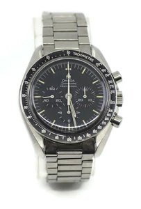 Omega Speedmaster Moon Watch Straight Line Stainless Steel Watch 145022-69ST - Picture 1 of 5